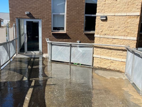 Before: Concrete Cleaning